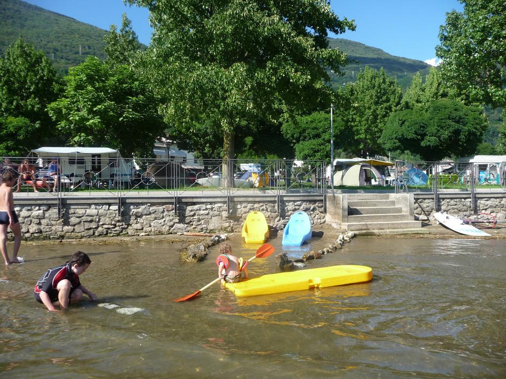 Camping Hotel Au Lac De Como Sorico Exterior foto